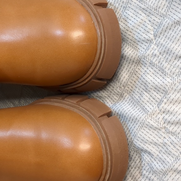 Universal Thread Stylish Tan Ankle Boots for Women - Picture 10 of 16